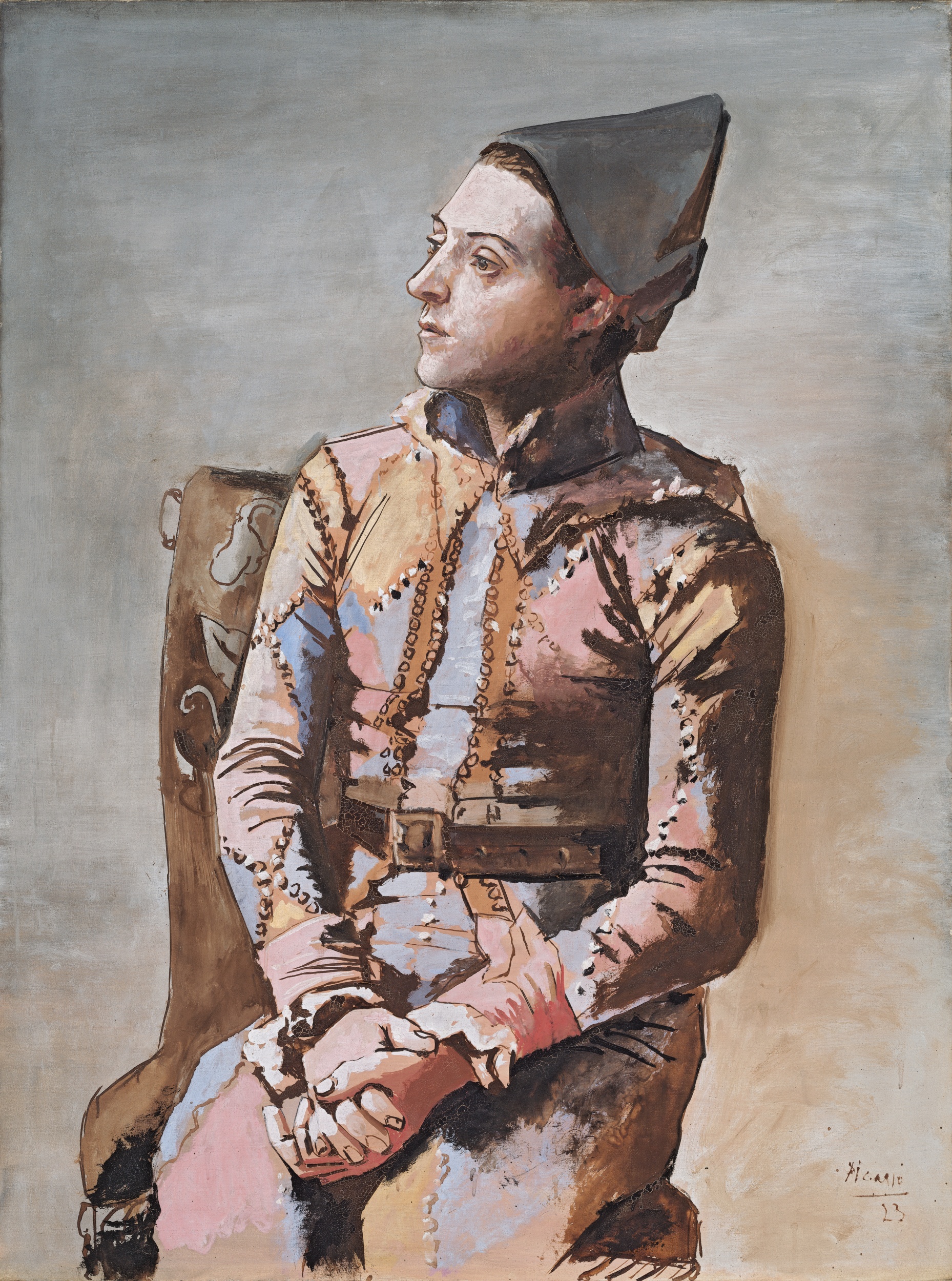Pablos Picasso, Arlequin assis, 1923. Kunstmuseum Basel, © Succession Picasso / 2020, Pro Litteris, Zurich