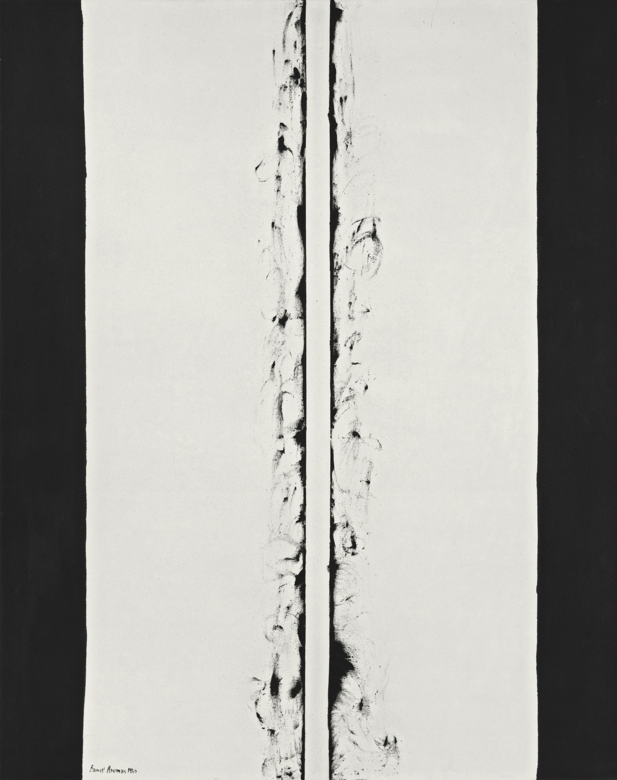 Barnett Newman, White Fire II, 1960. Kunstmuseum Basel