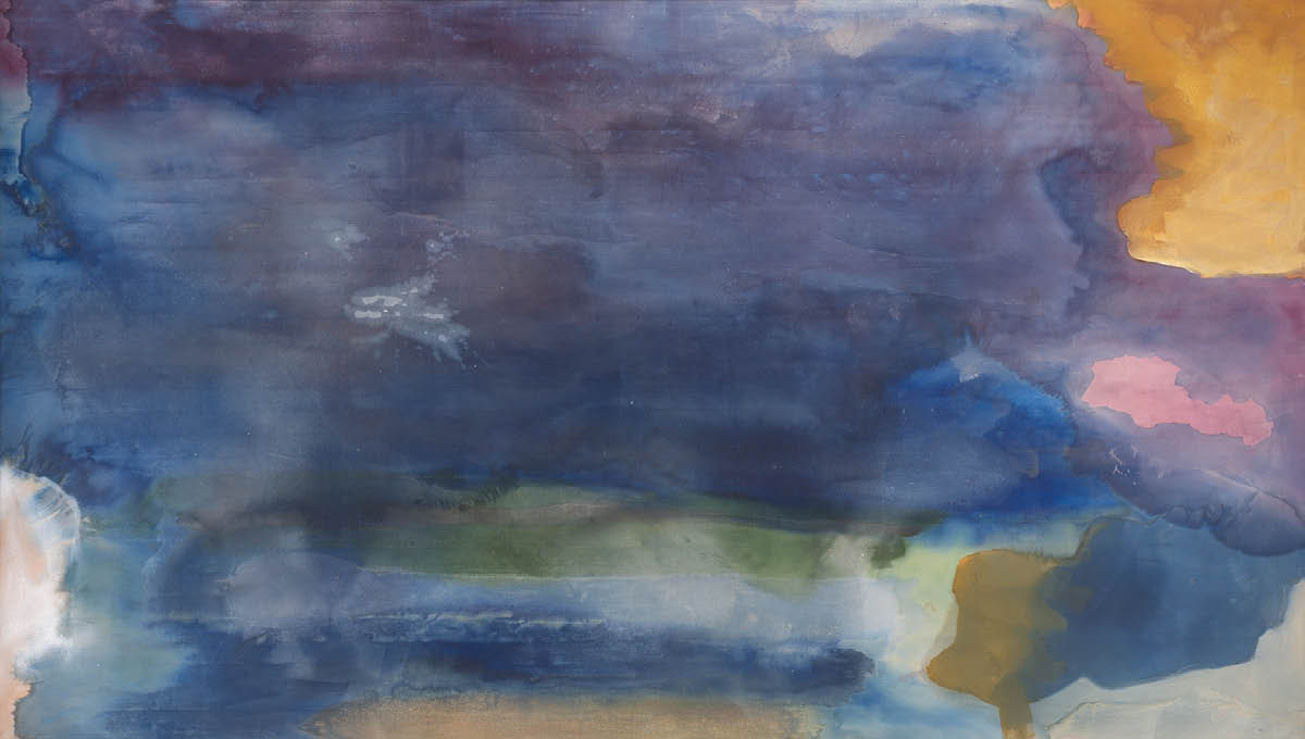 Helen Frankenthaler, Riverhead, 1963, Kunstmuseum Basel, Don de la Helen Frankenthaler Foundation, Inc. © 2026 Helen Frankenthaler Foundation, Inc. / ProLitteris, Zurich