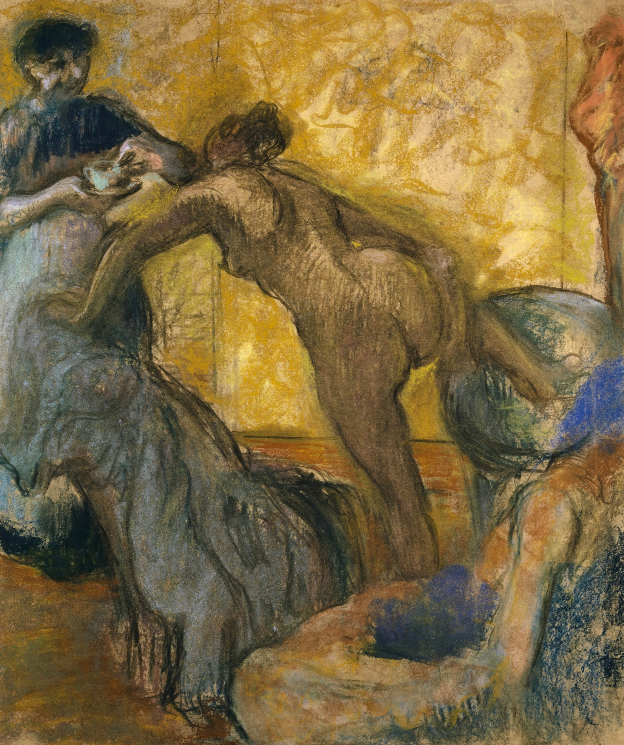 Edgar Degas, La tasse de chocolat, um 1900/1905. Kunstmuseum Basel.