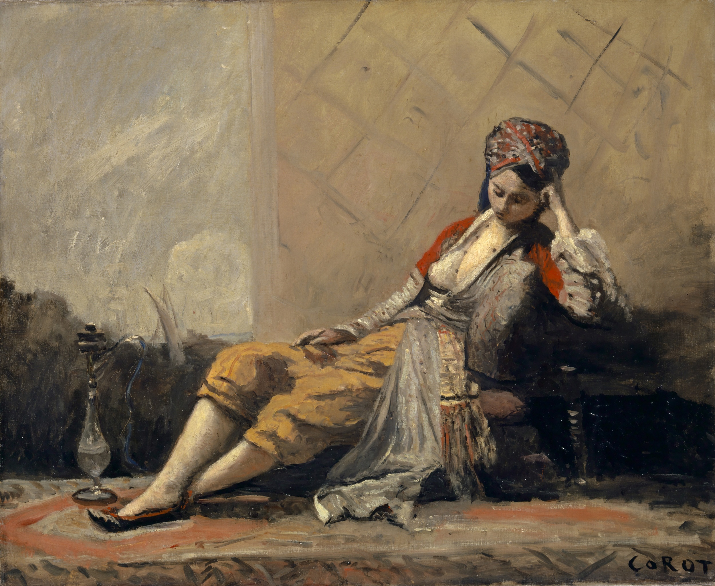Jean-Baptiste Camille Corot, Odalisque, 1871/73. Kunstmuseum Basel